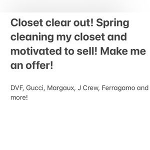 DVF, Burberry, J. Crew, Margaux, Vince, Athleta, Tory Burch, and more!